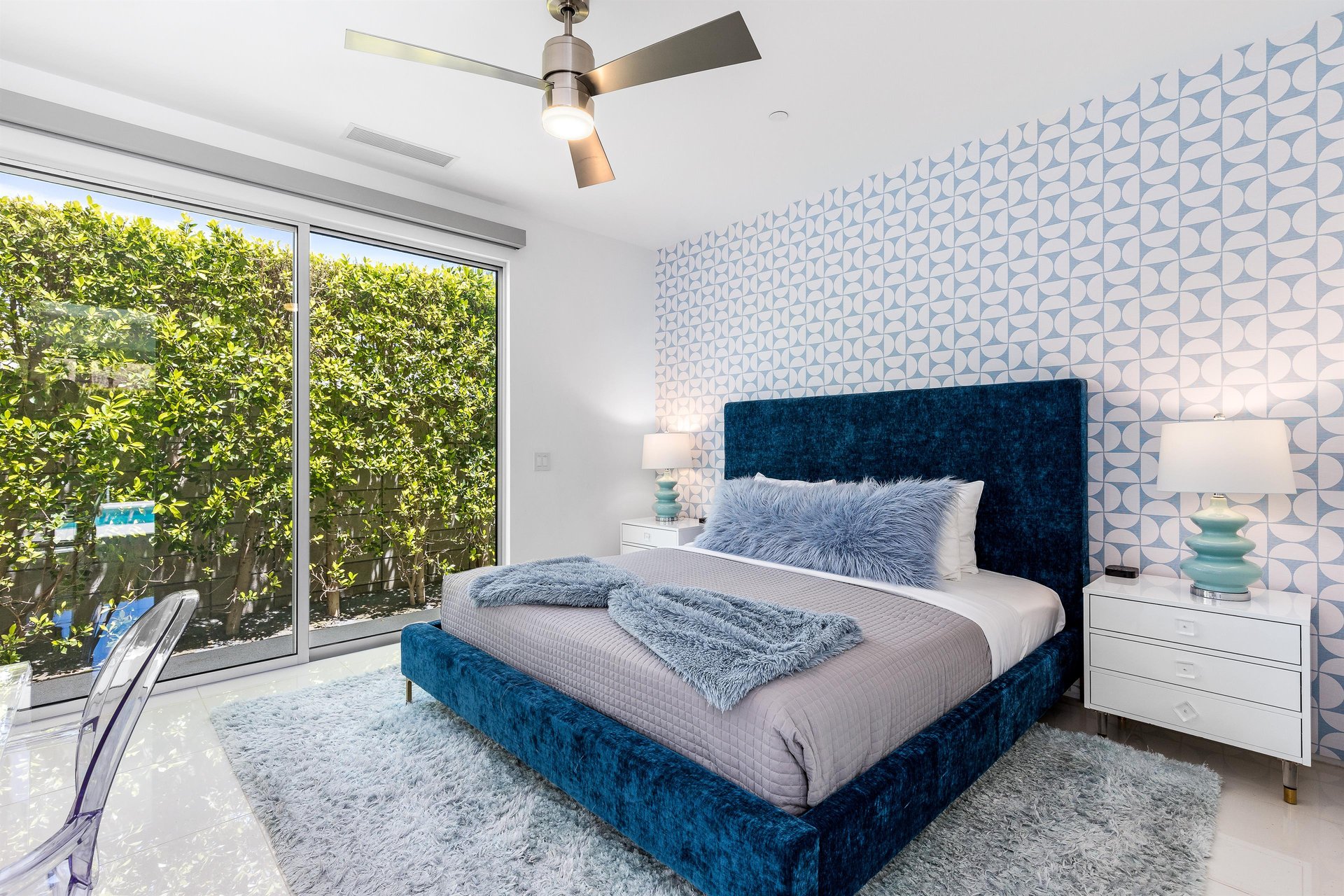 Comfortable guest bedroom