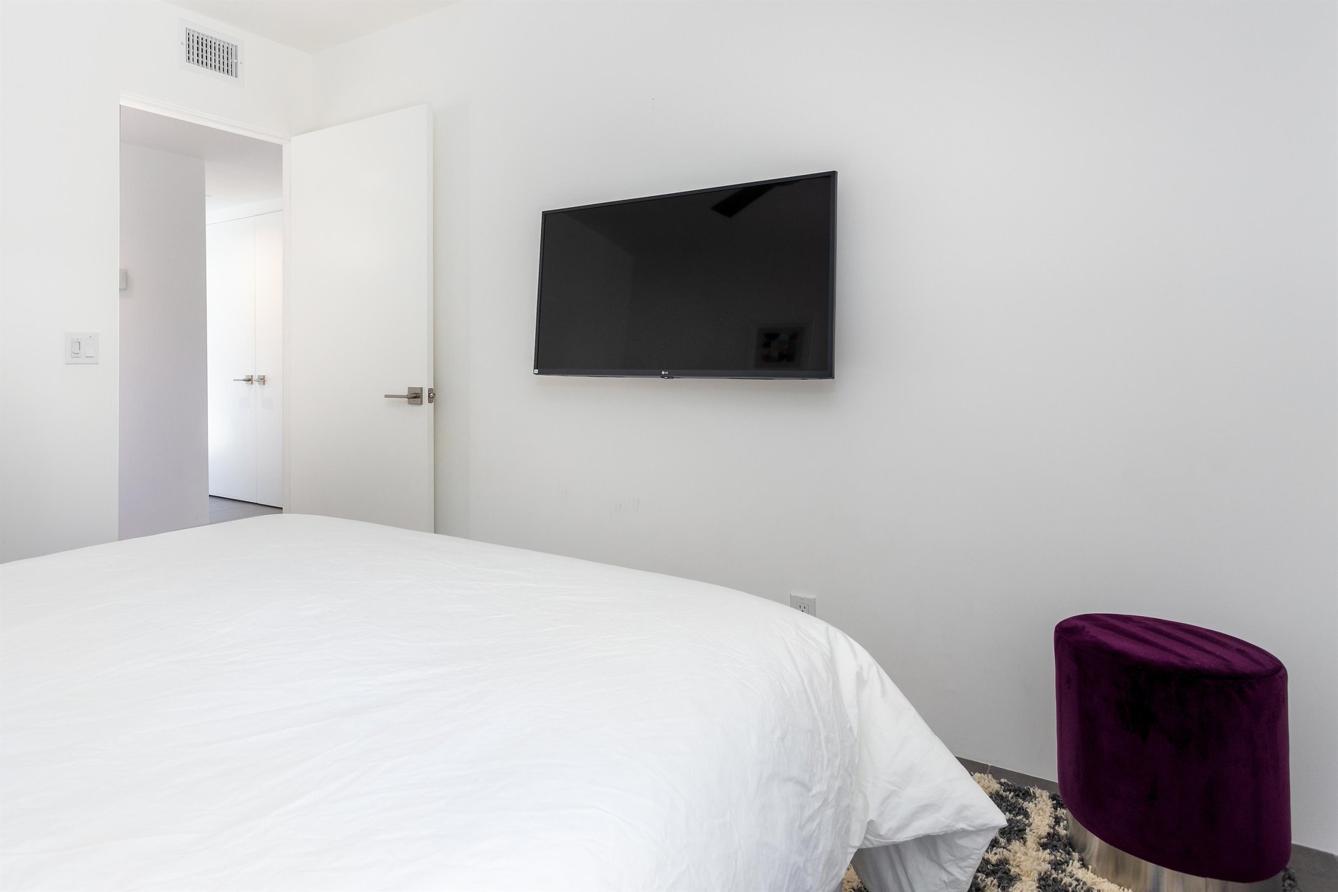 Fall asleep in the gorgeous bedroom