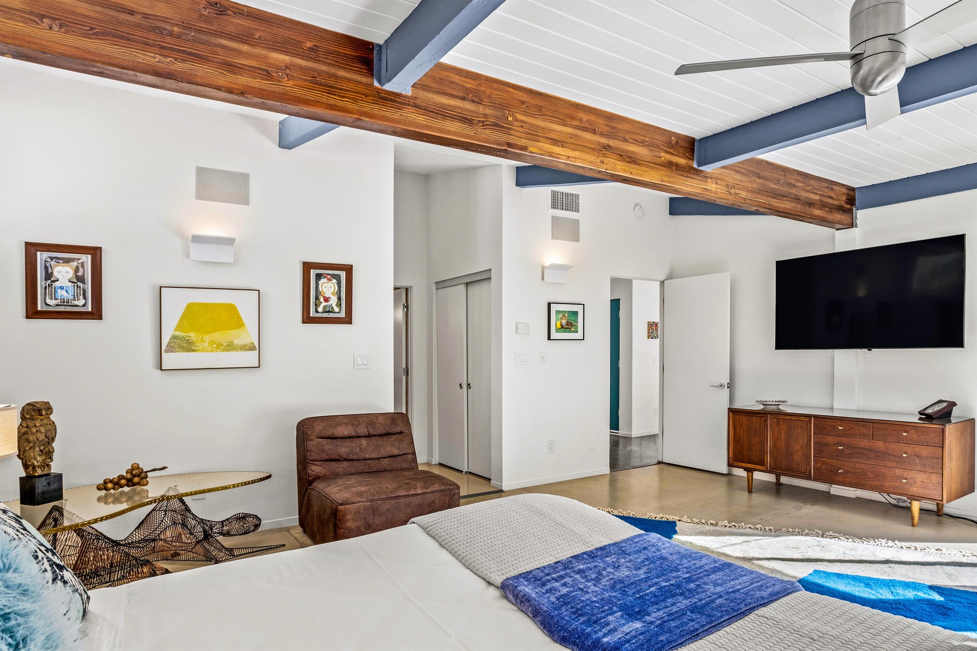 Beautiful wood beam ceilings