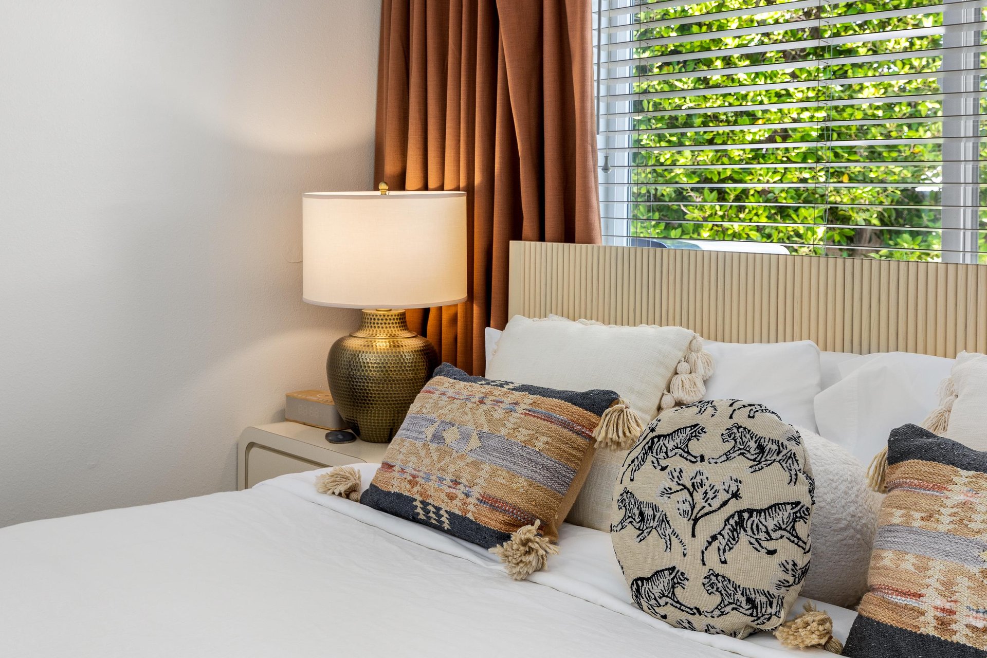 Comfortable guest bedroom