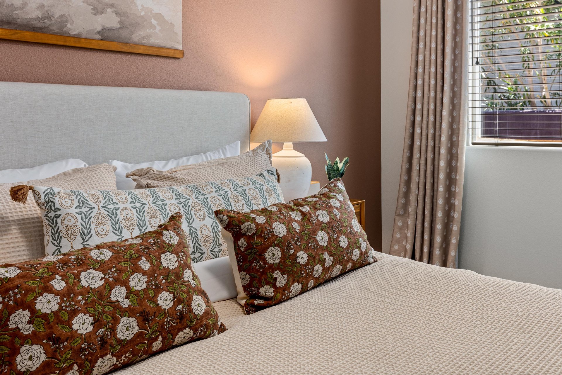 Comfortable guest bedroom