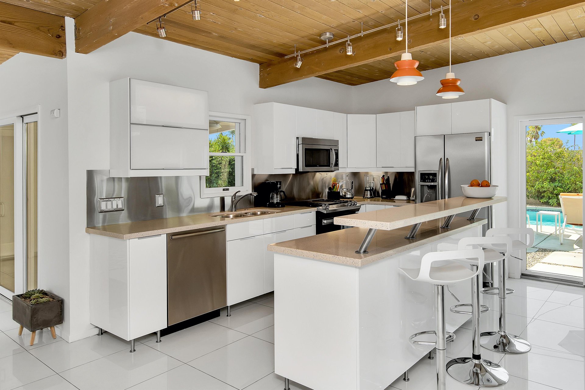 Well stocked kitchen