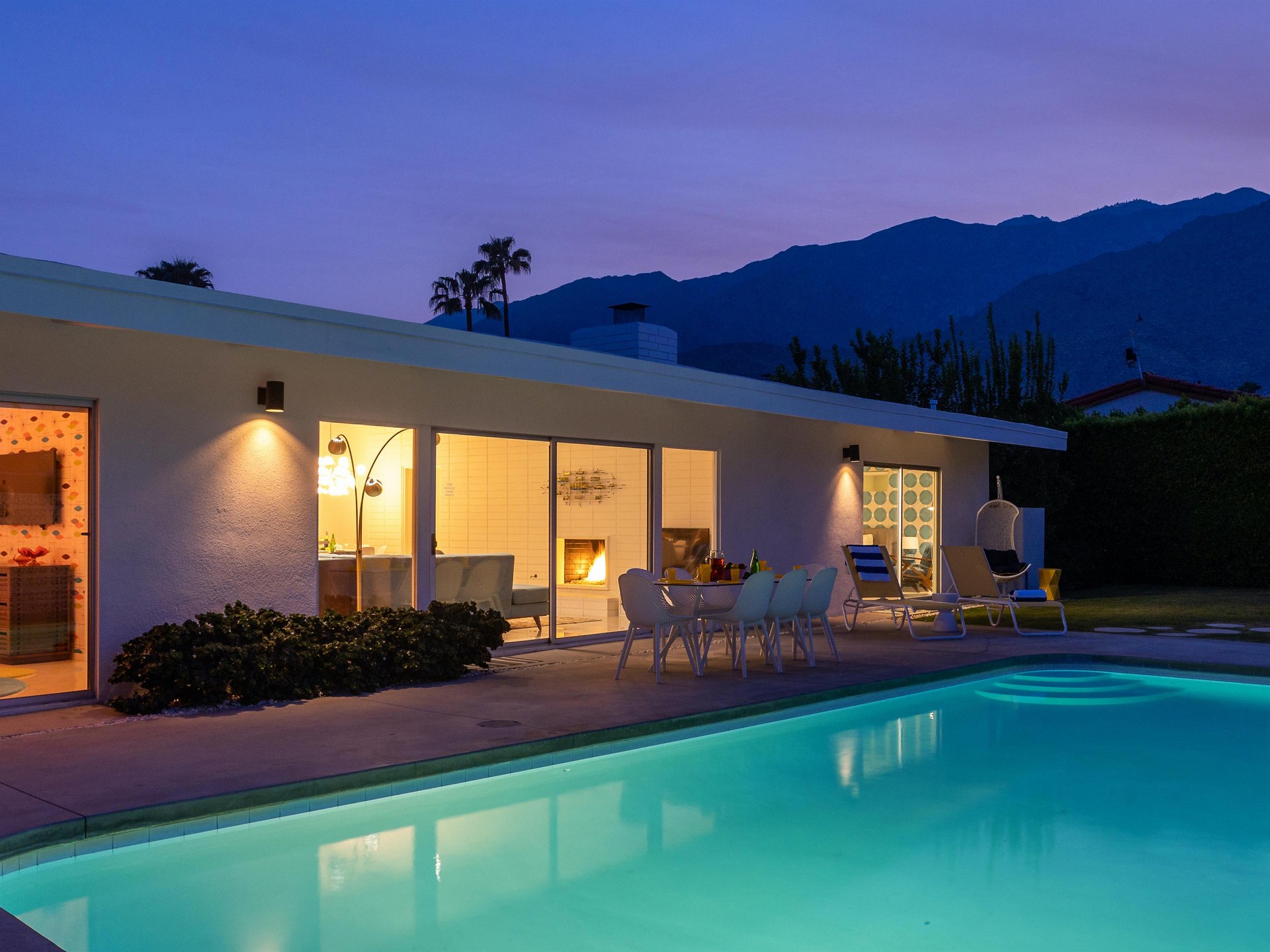 Nighttime Mountain Views