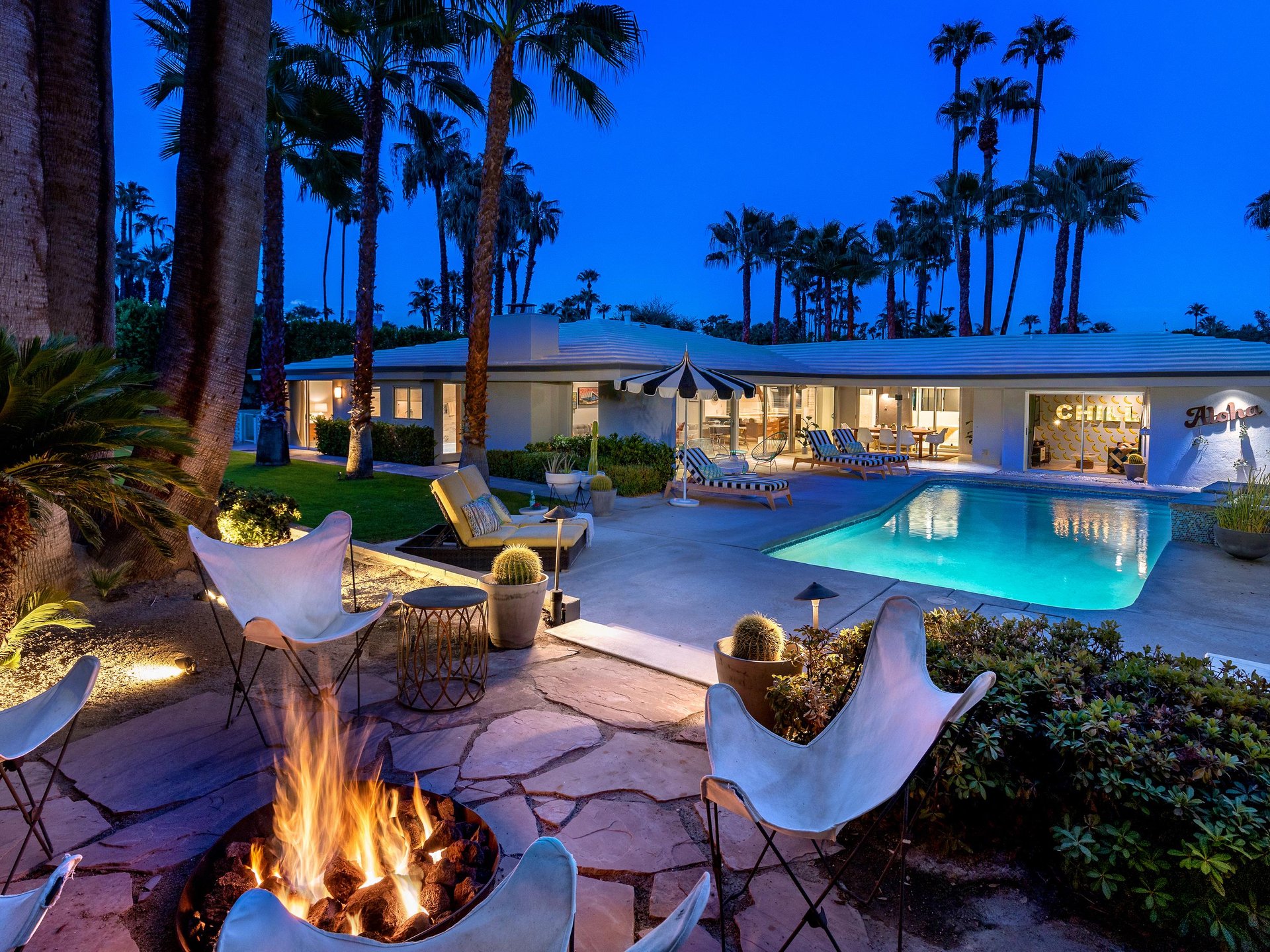 Relax by the firepit