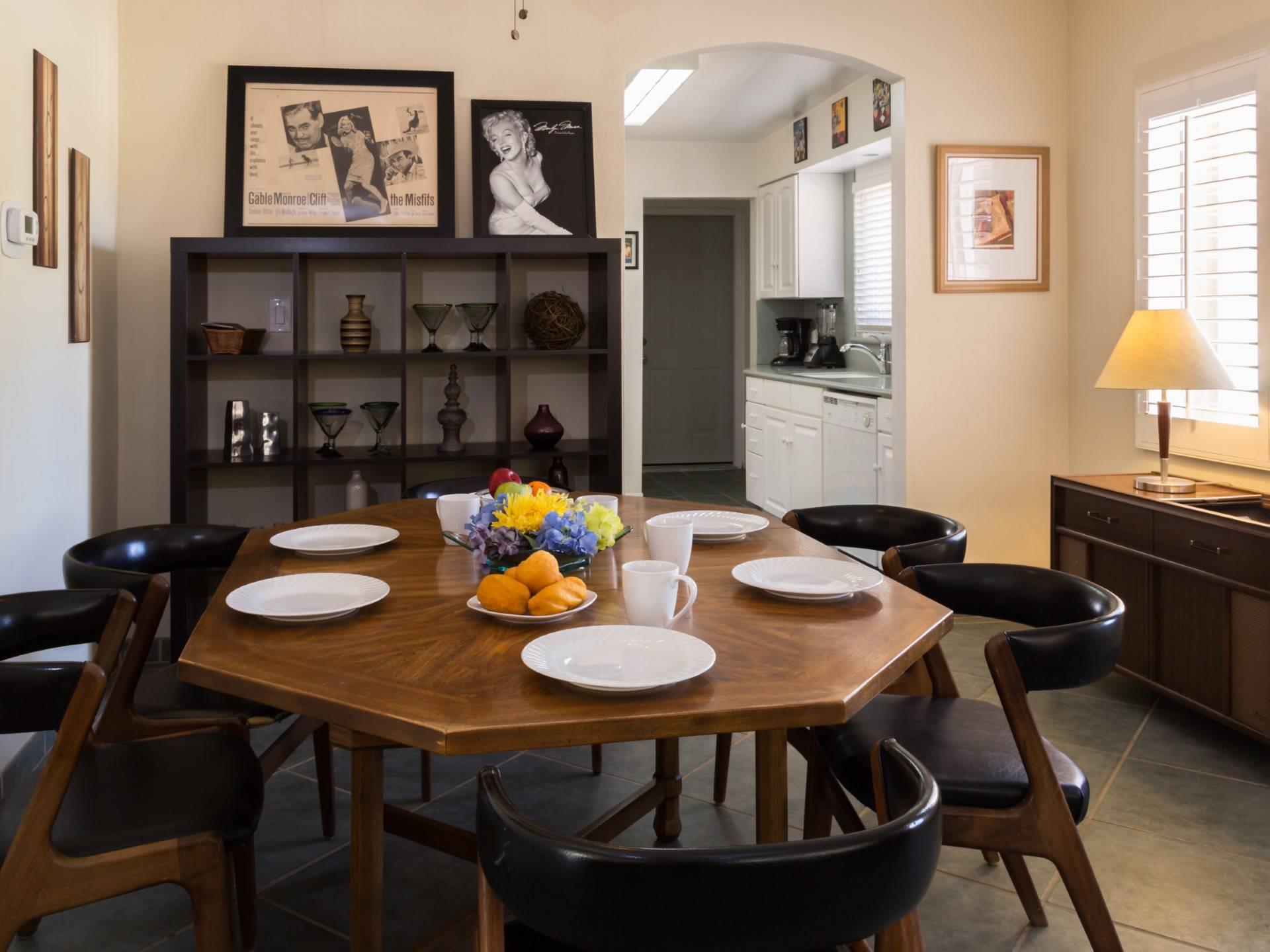 Share a meal in the gorgeous dining area