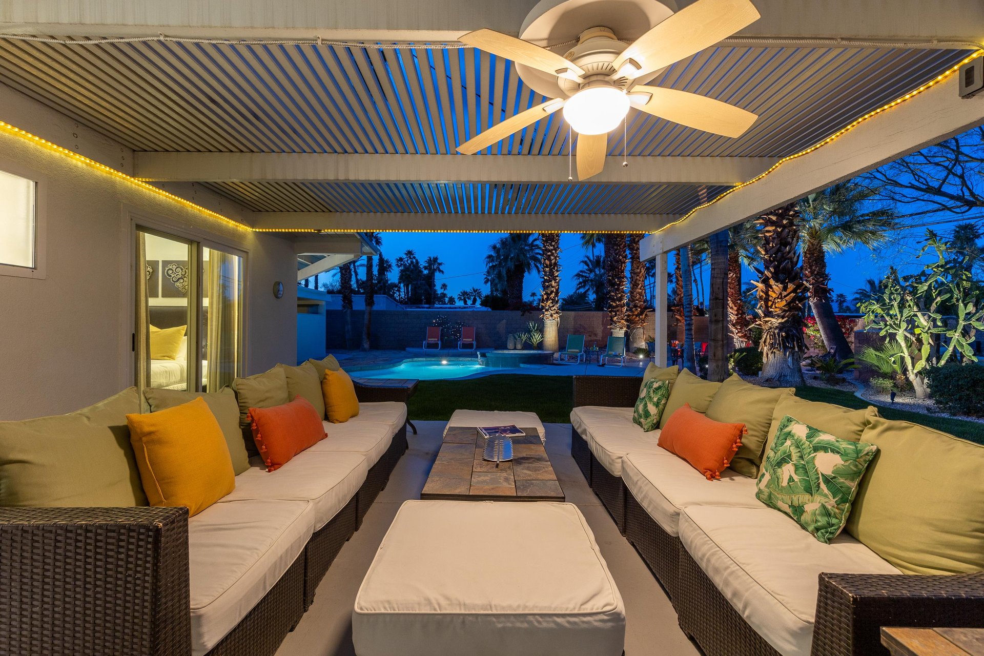 Fans for the outdoor patio