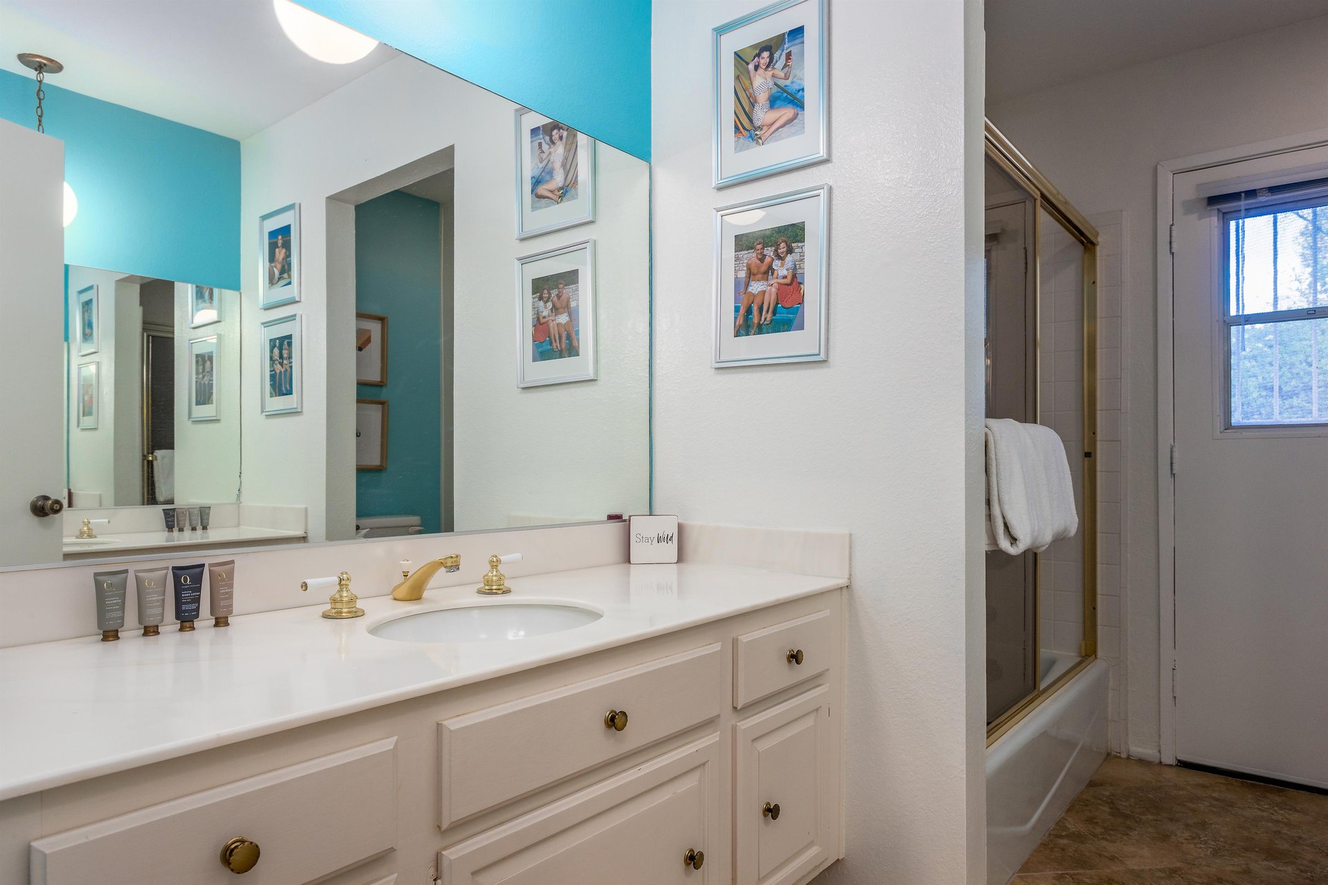 Palm Springs style is echoed throughout