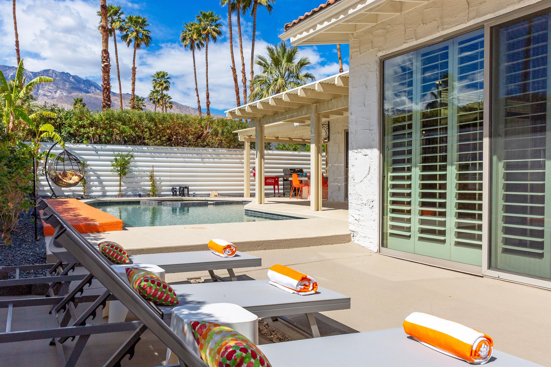 Plenty of chaise lounges by the pool