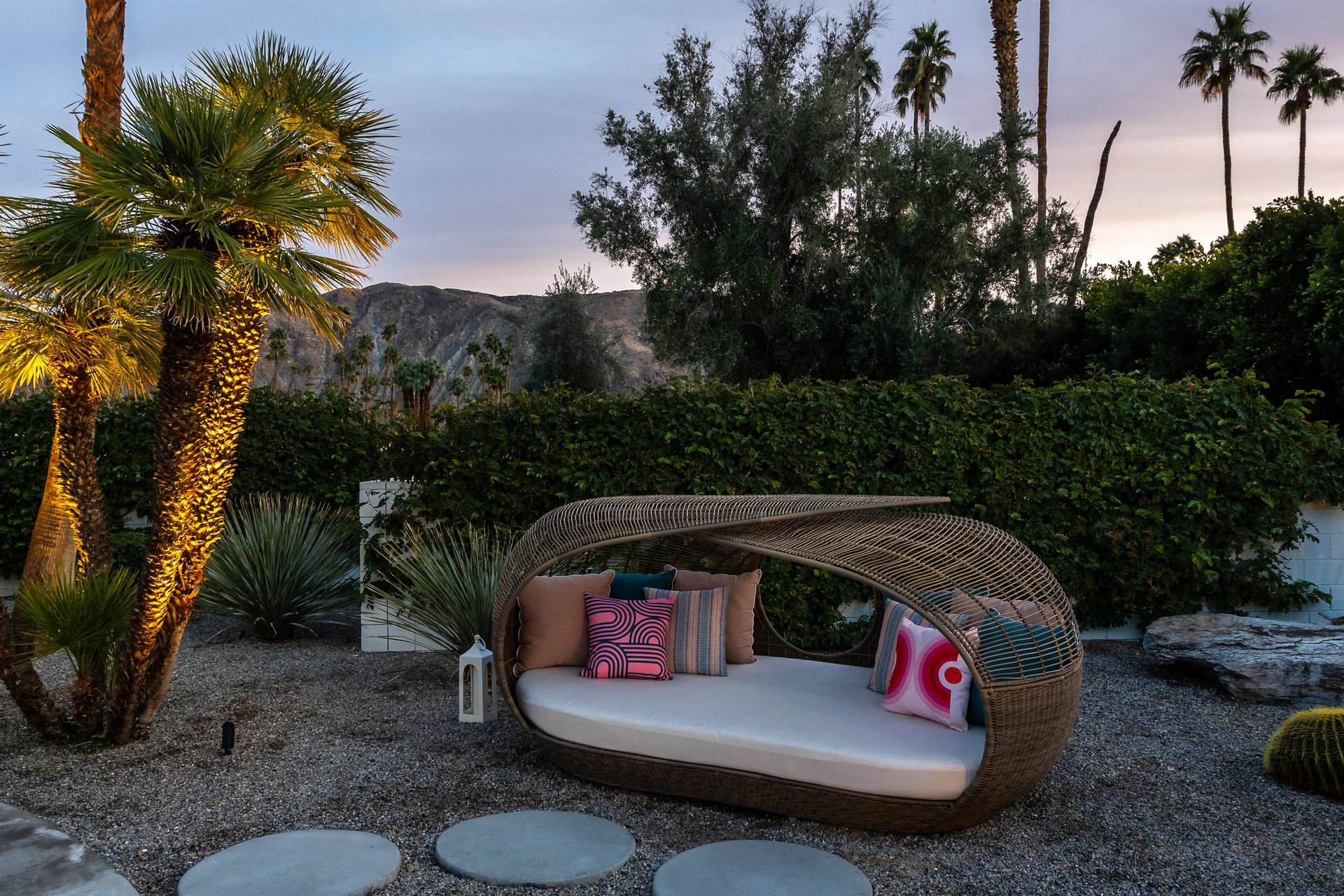 Comfortable napping cabana