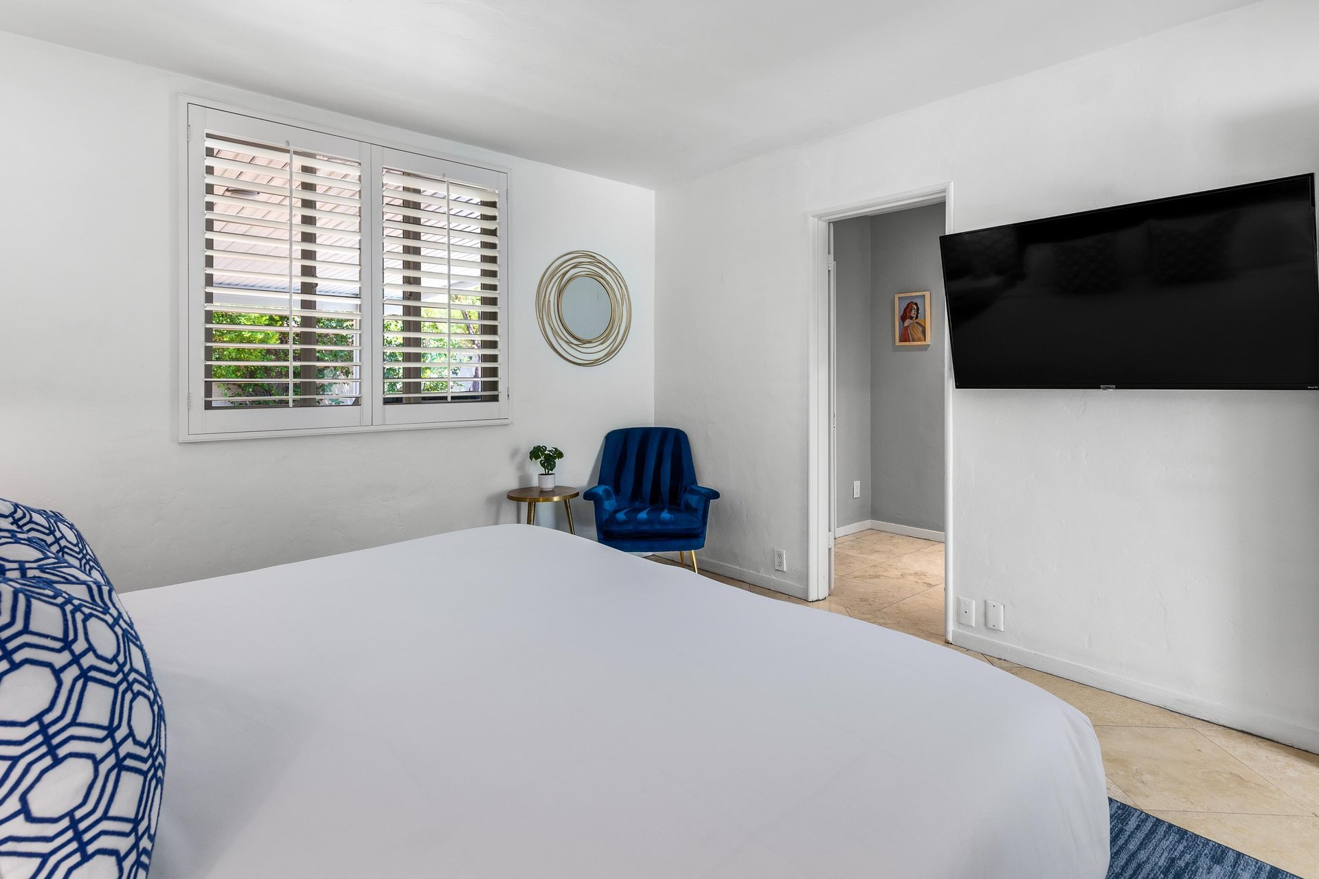 Restful guest bedroom