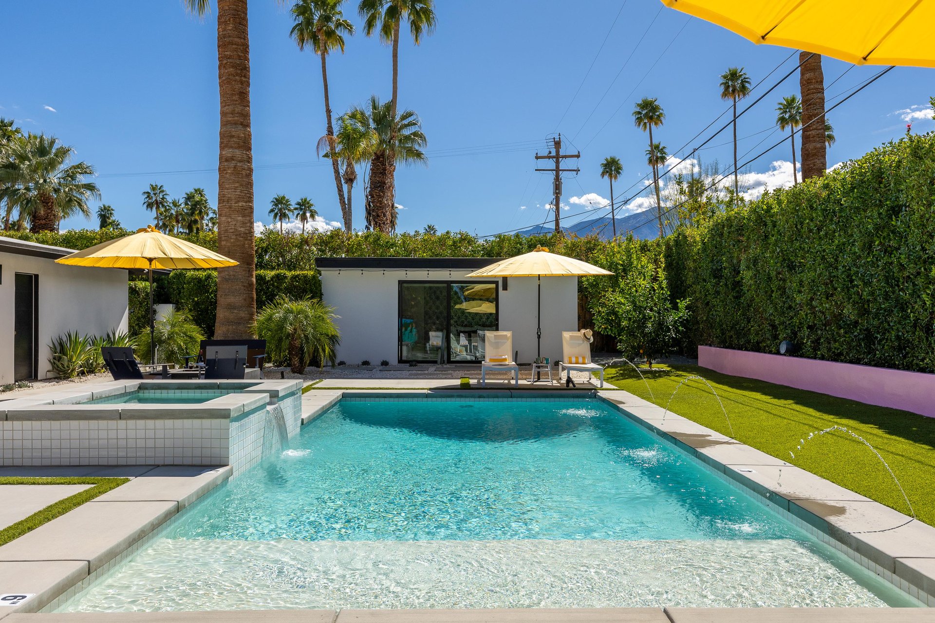 Bask in the warm Palm Springs sunshine