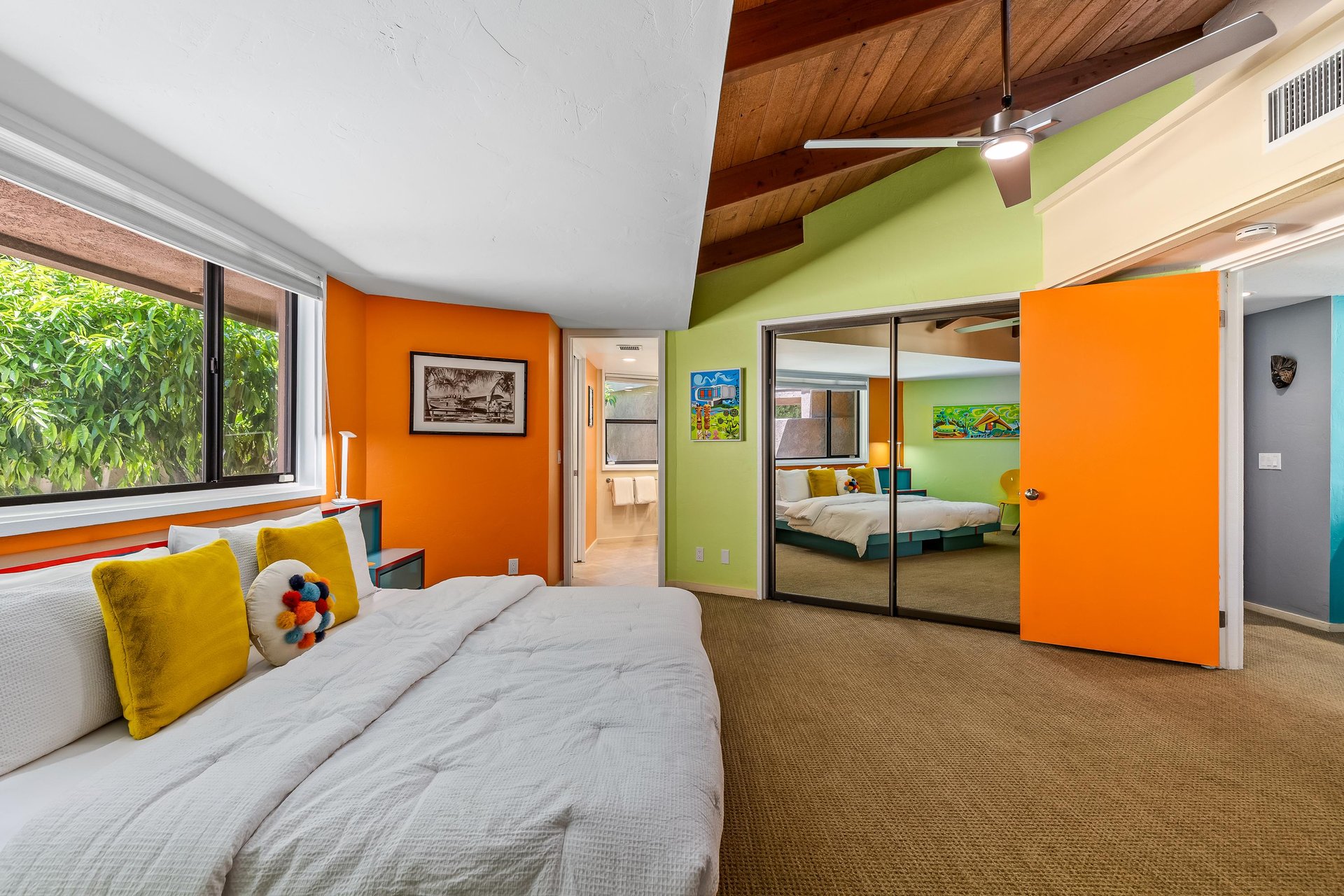 Hotel quality mattresses in every room