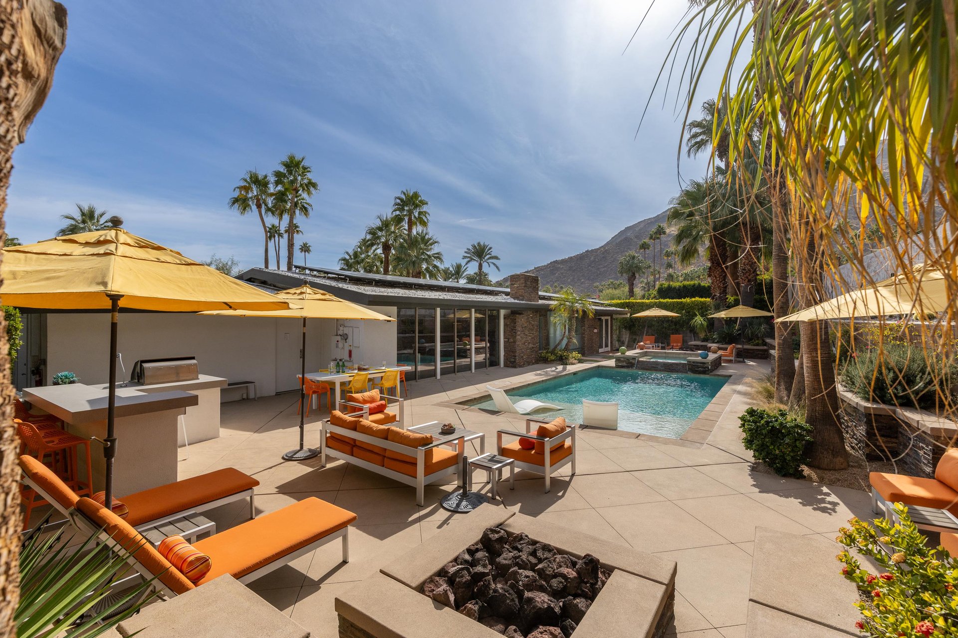 Sparkling pools and sunshine are yours