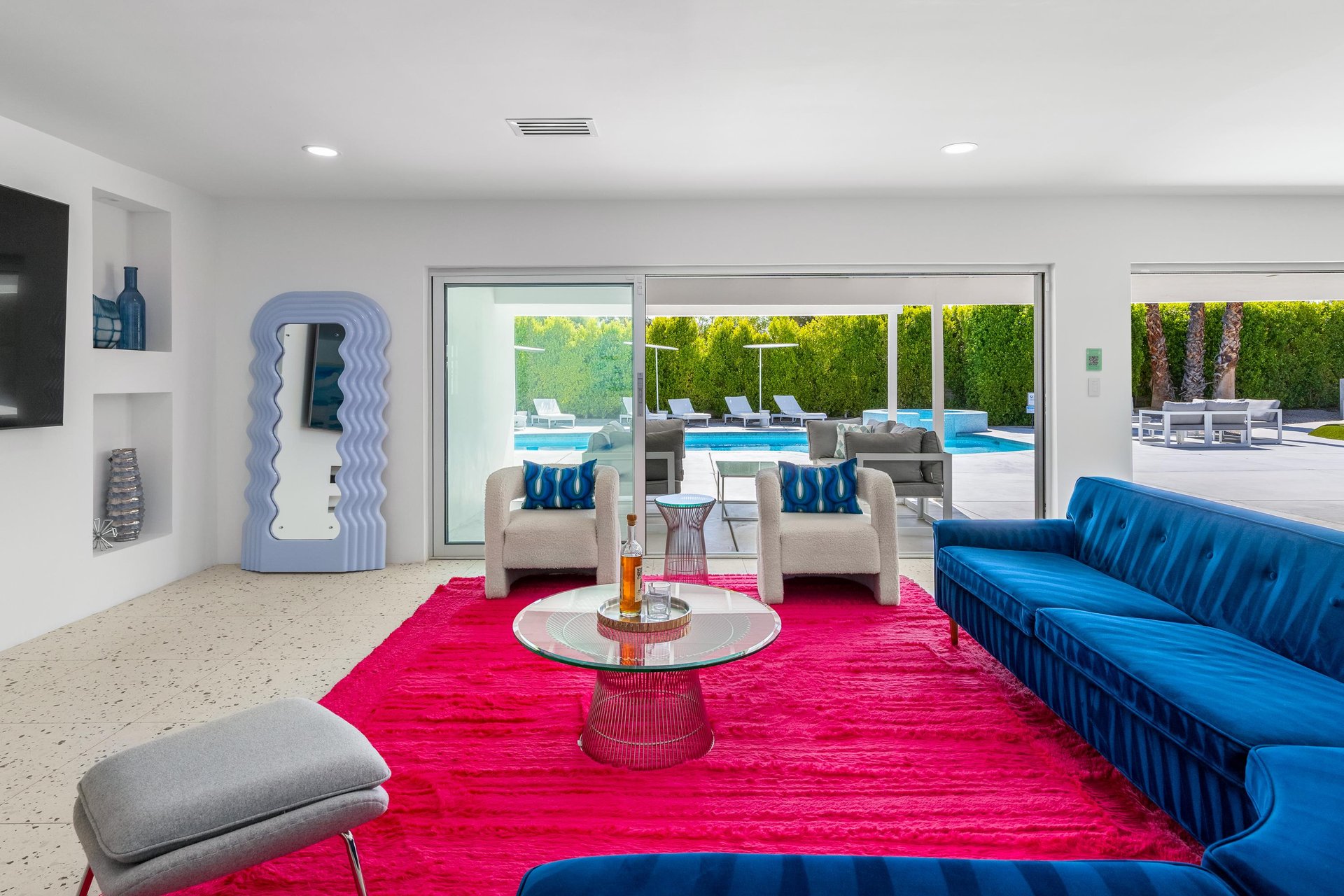 Lush comfortable midcentury modern furniture