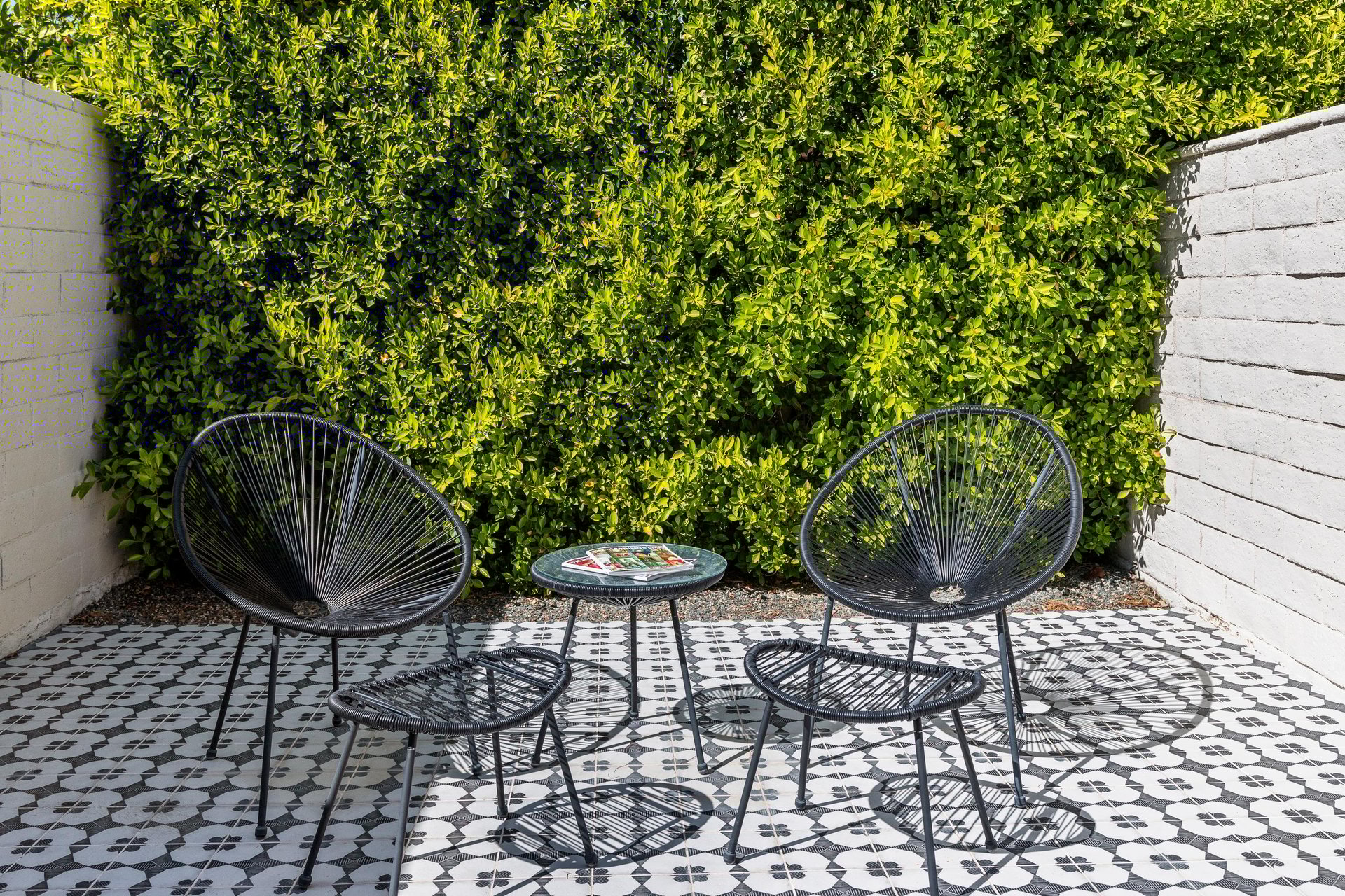 Private courtyard outside the Primary bedroom