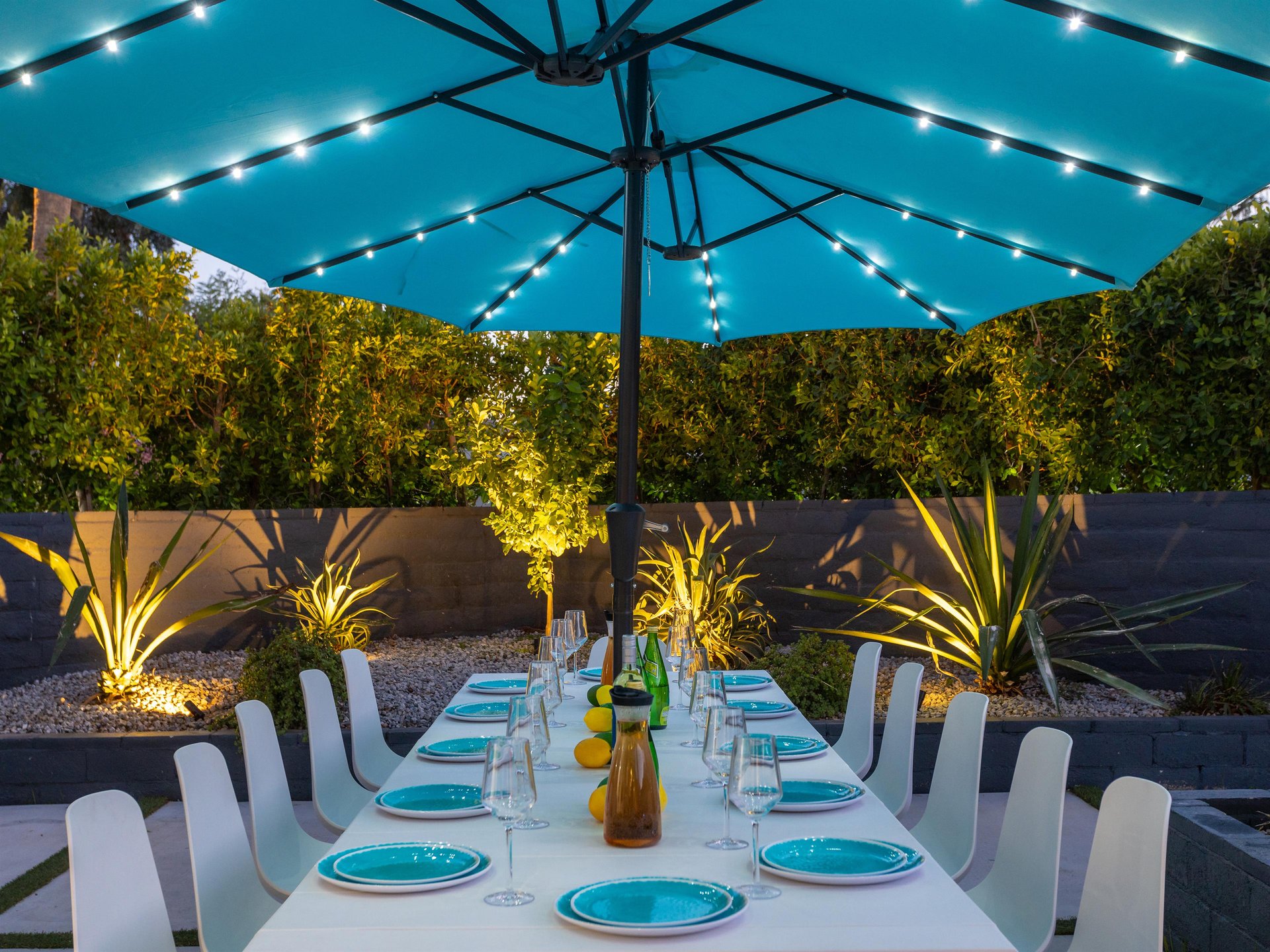 Enjoy alfresco dining