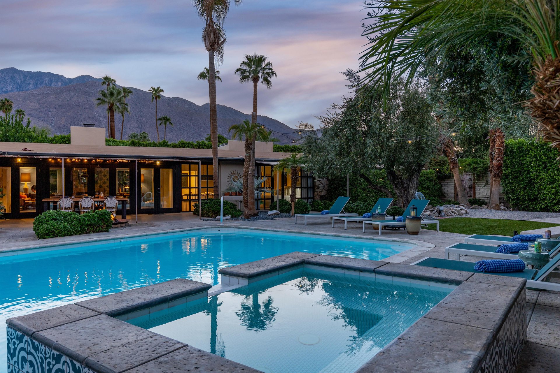 Tranquil waters at sunset