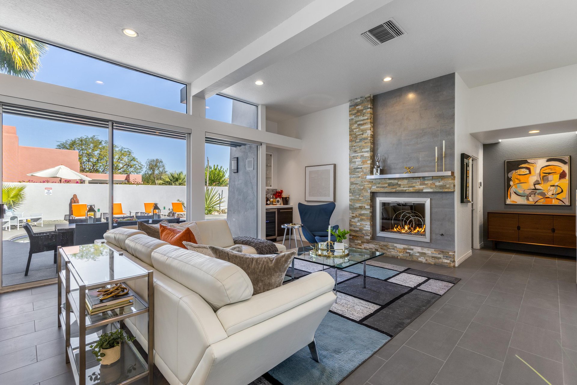 Wall to ceiling glass makes you feel like youre living outdoors