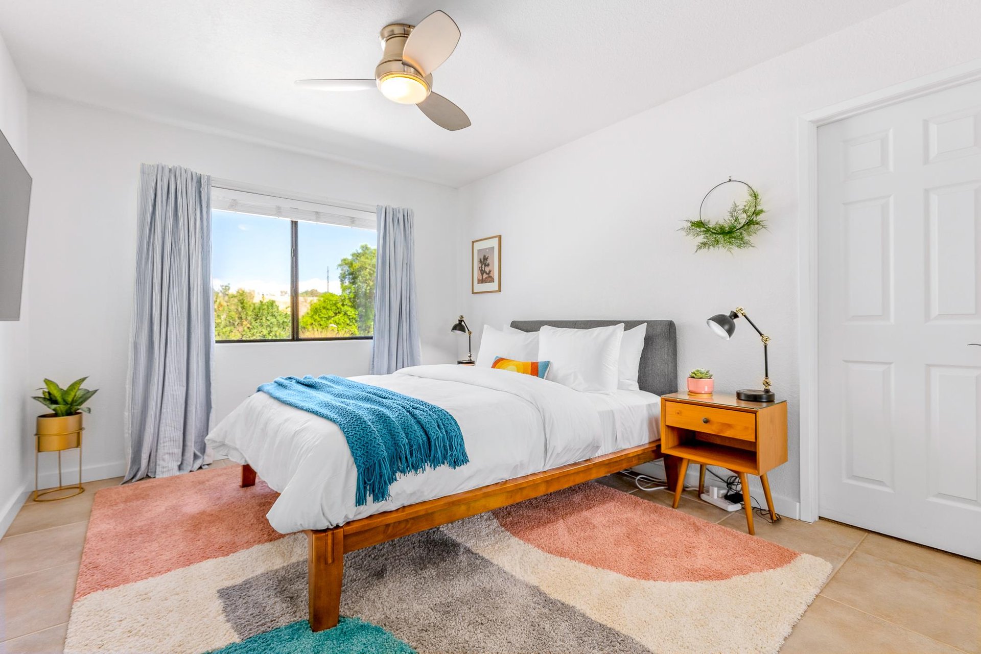 Restful guest bedroom