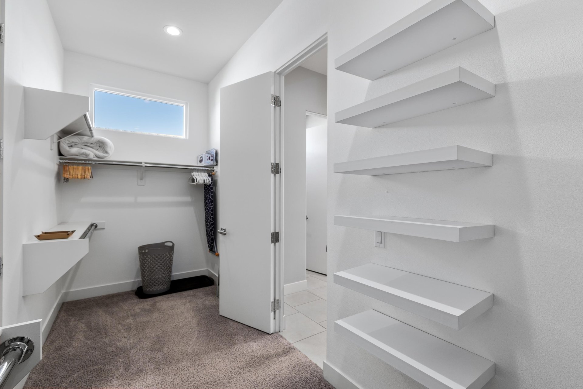 Primary bedroom closet  tons of space