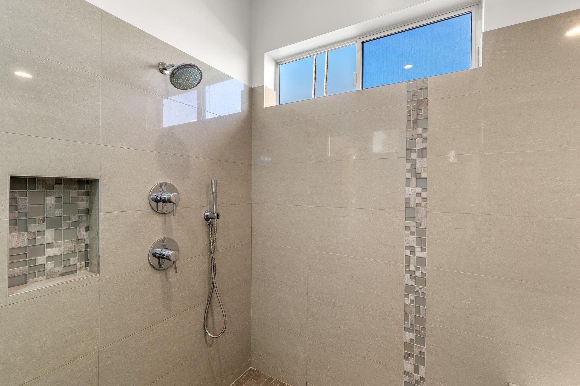 Primary bathroom shower