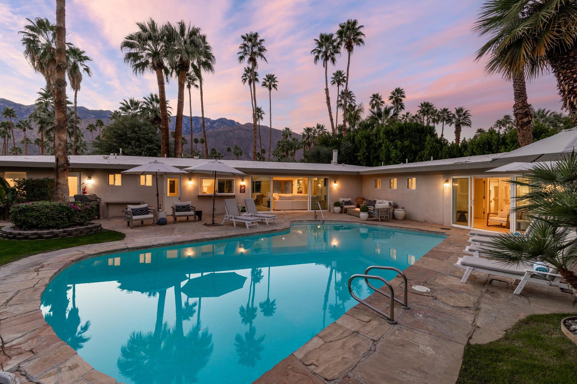 Classic desert oasis