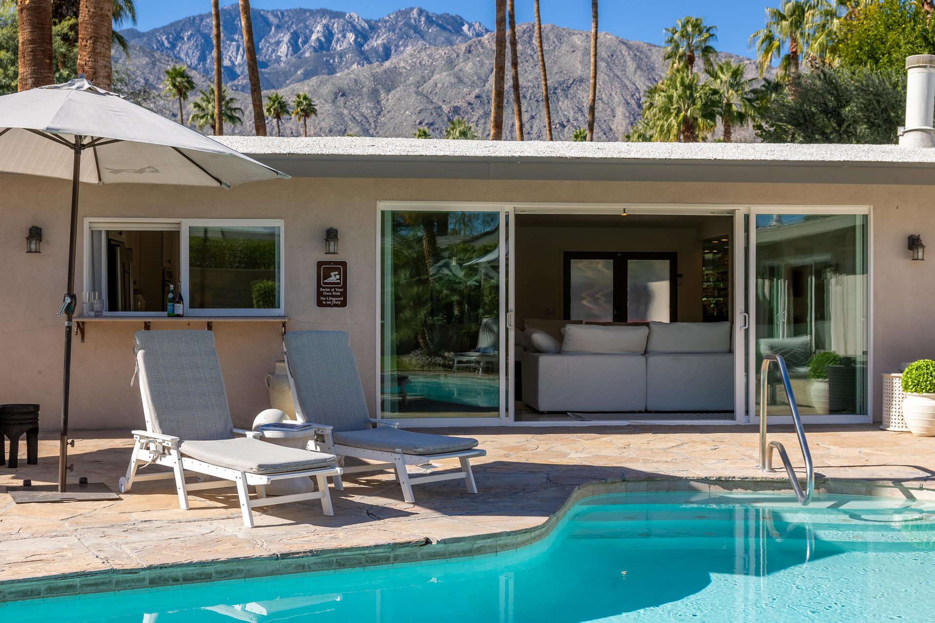 Stunning mountain backdrop