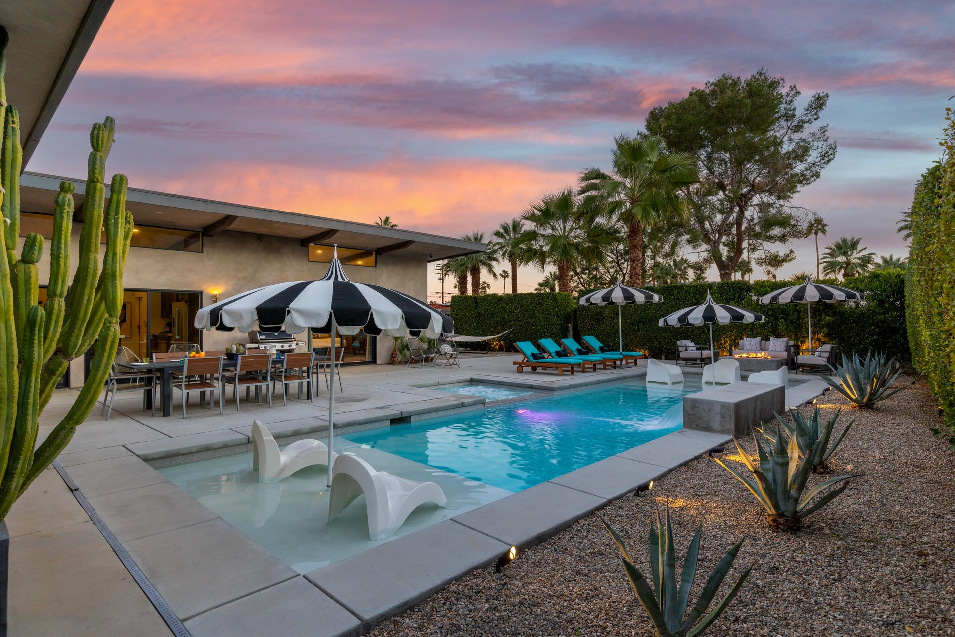 Pristine swimming pool