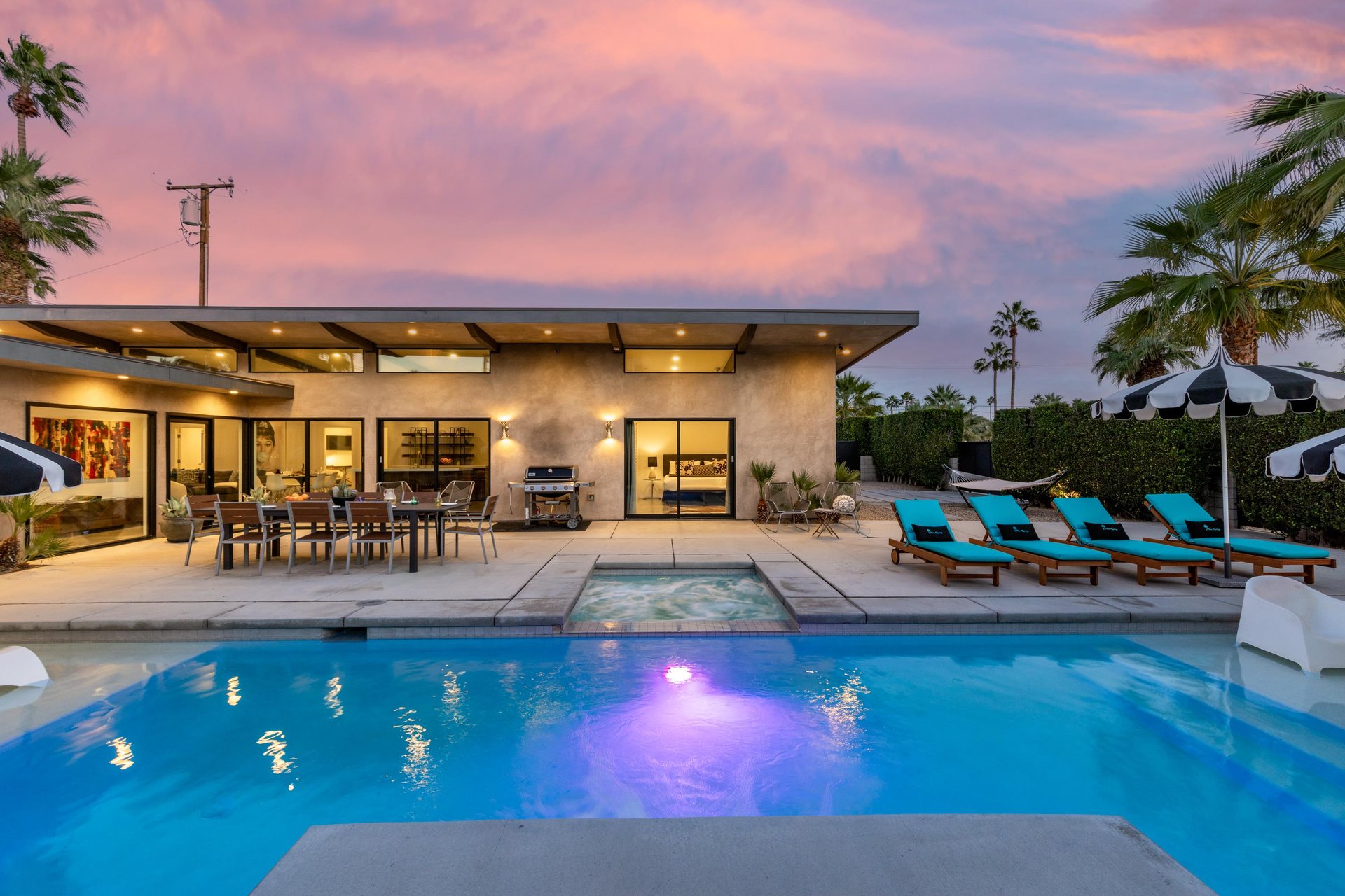 Stunning sunsets await