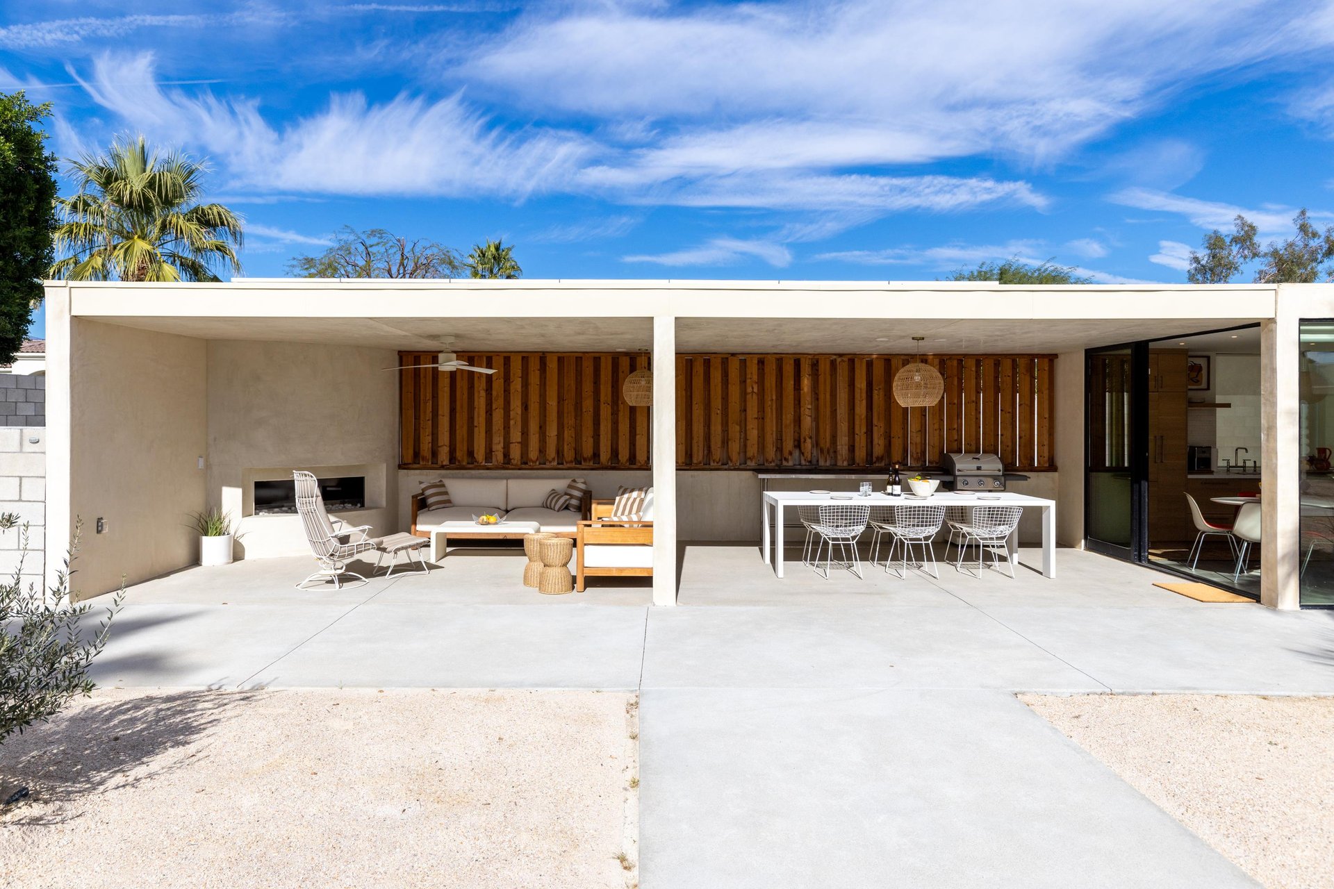 Covered outdoor oasis