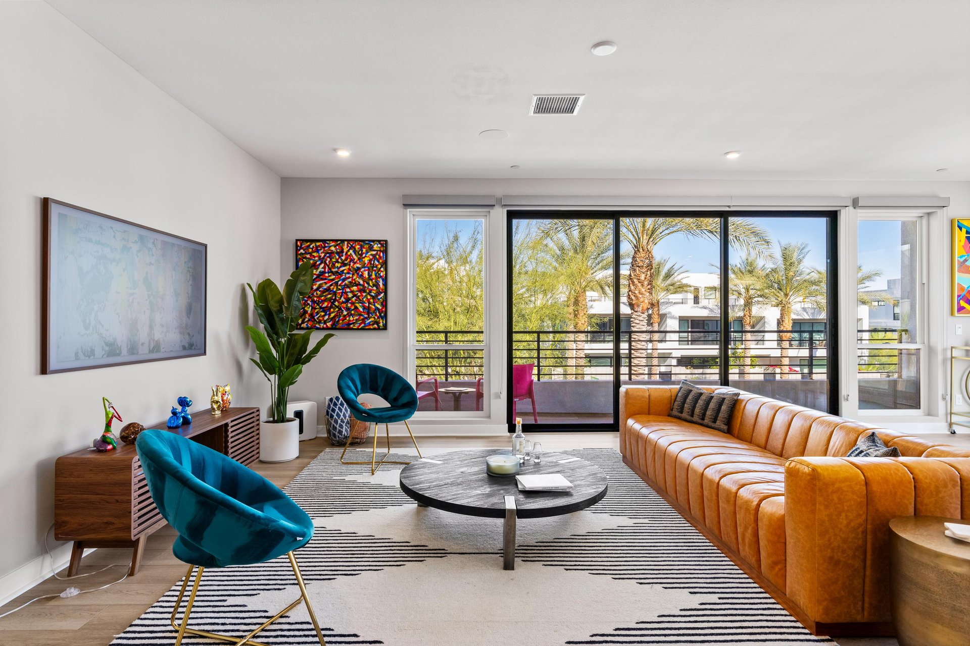 Luxurious leather seating