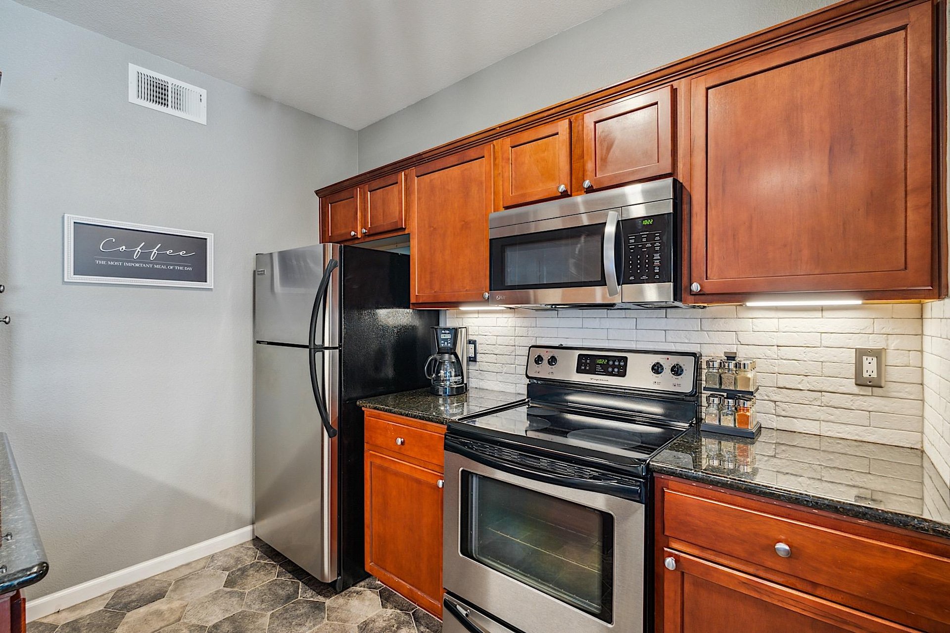 Stainless steel appliances