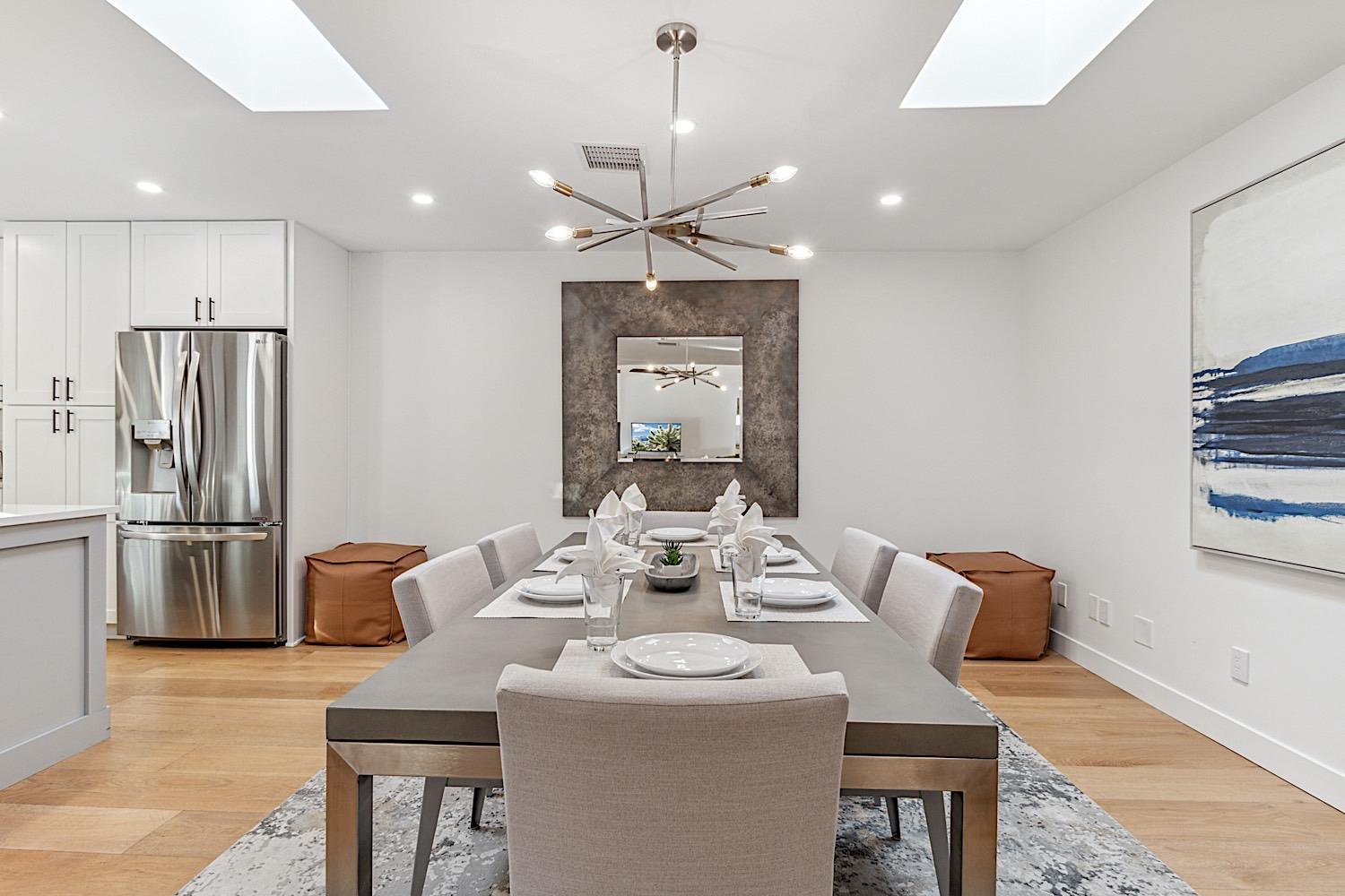 Dining room table seats 6