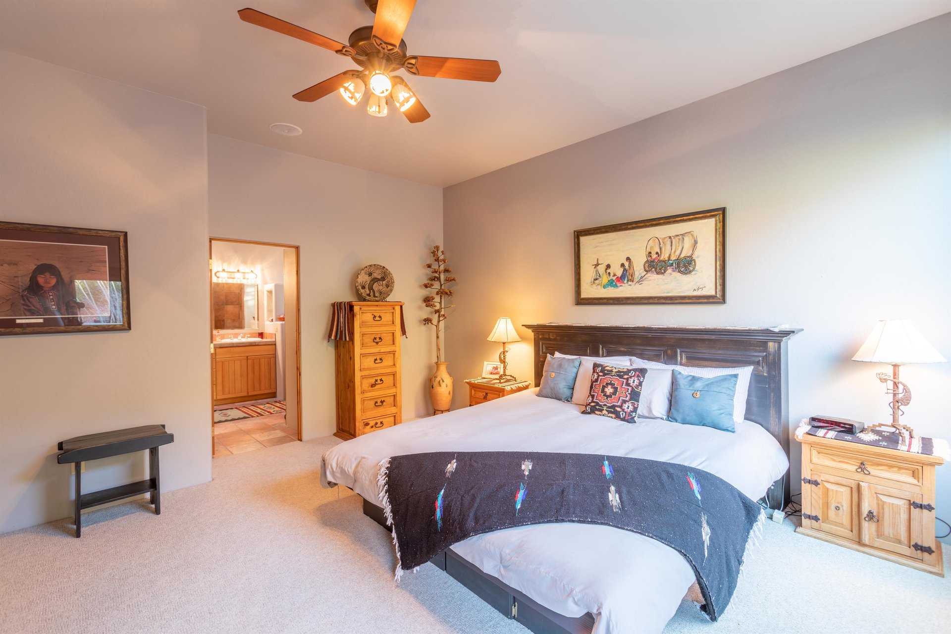 King Size Bed In Master