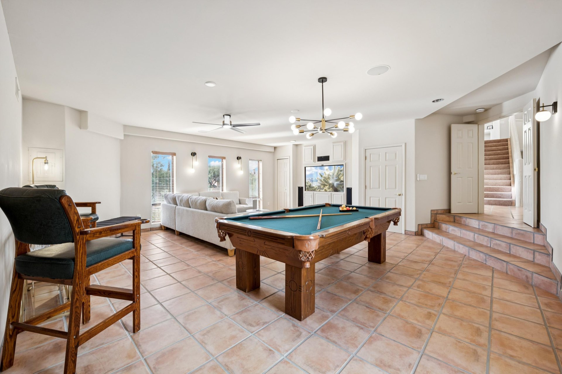 Wide open space Game Room