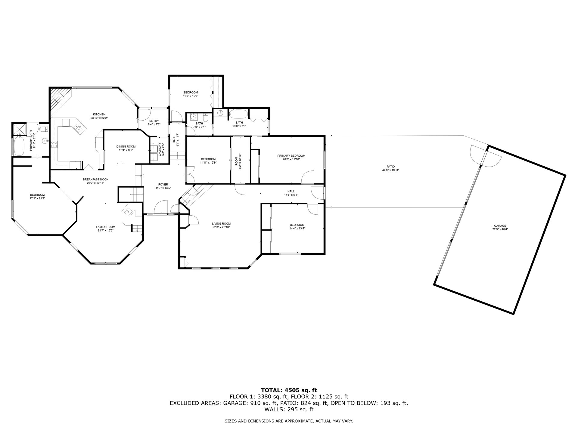 Downstairs floor plans