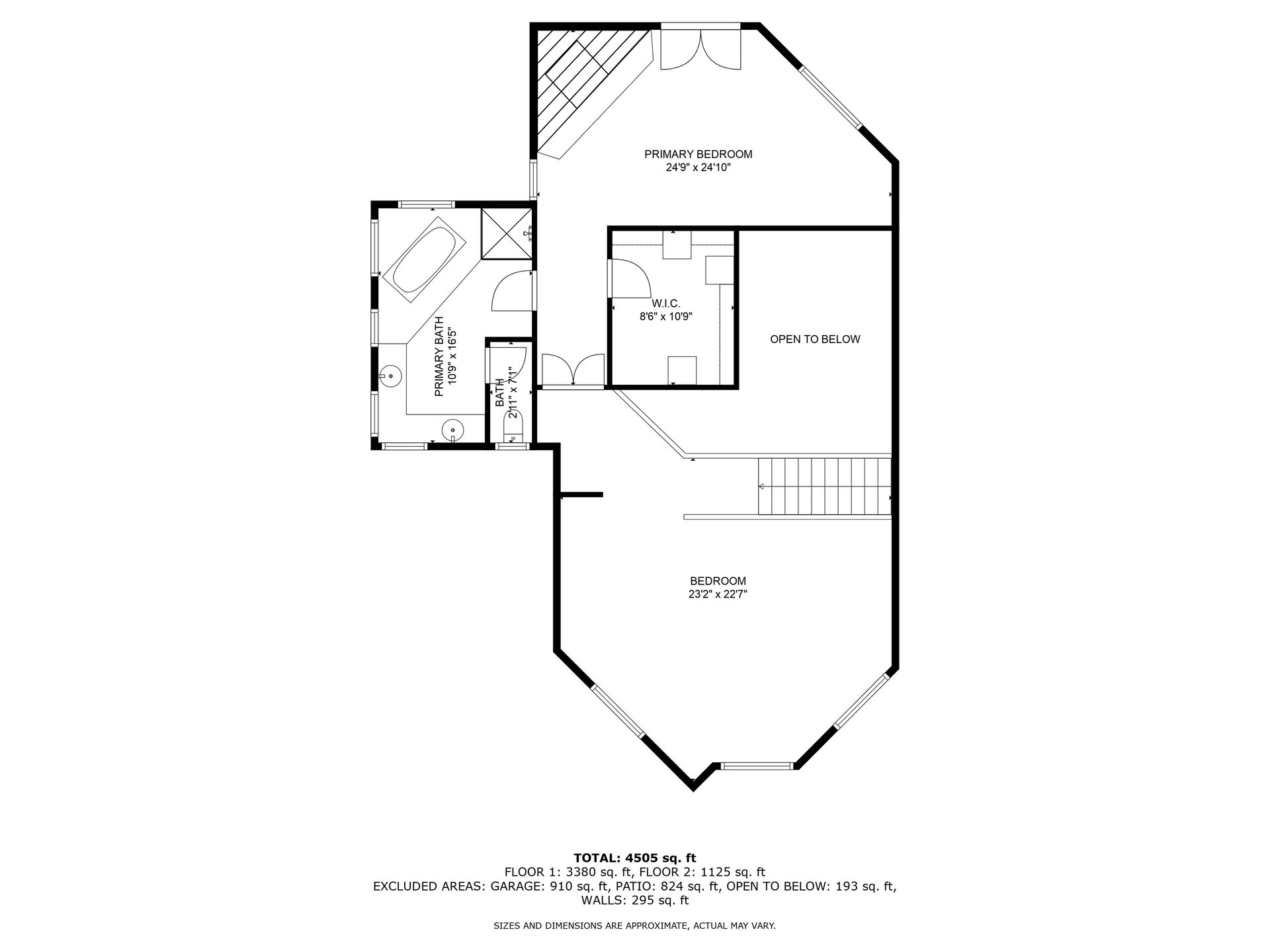Upstairs floor plans
