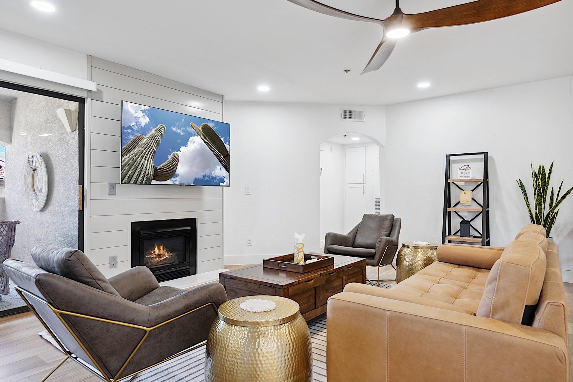 Leather sofa  club chairs. Ultra comfortable living room.