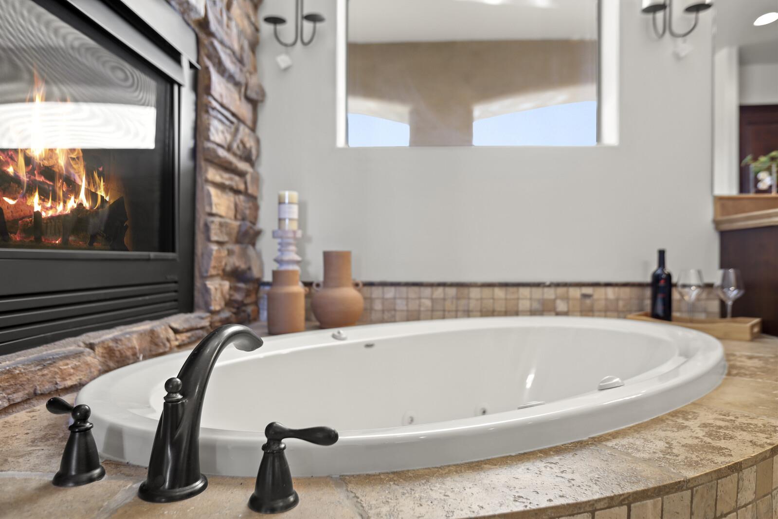 Enjoy a relaxing bath during your stay