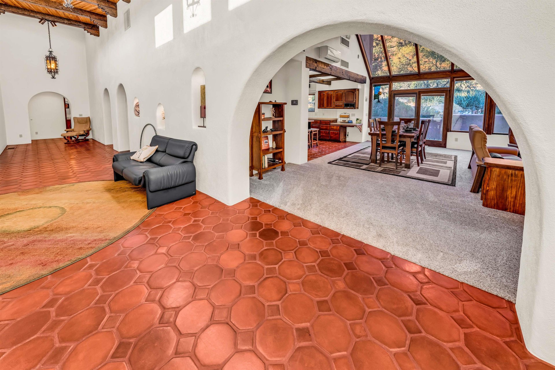Entryway to LivingDining Room