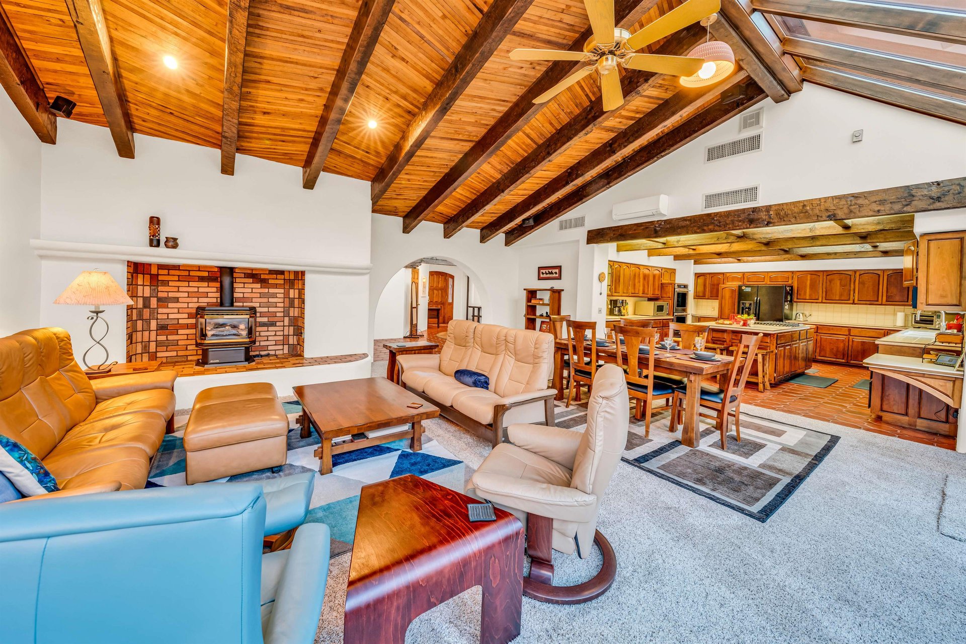 Cozy Great Room With Fireplace