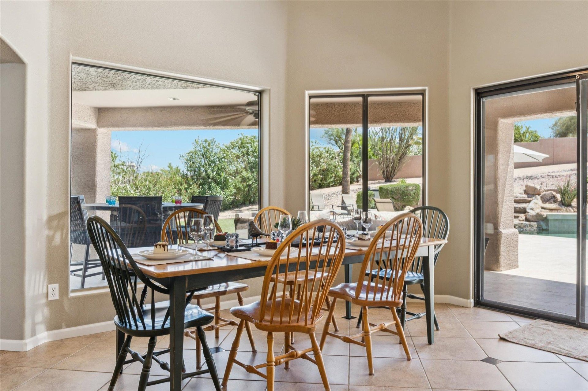 Dining Room with Gorgeous Views from any angle
