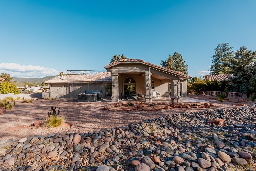 View Of Back Yard From The Greens