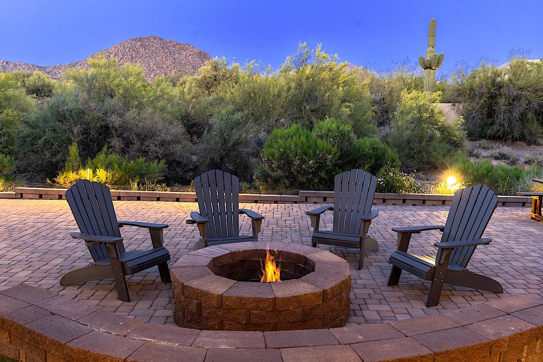 Roast some marshmallows over the fire