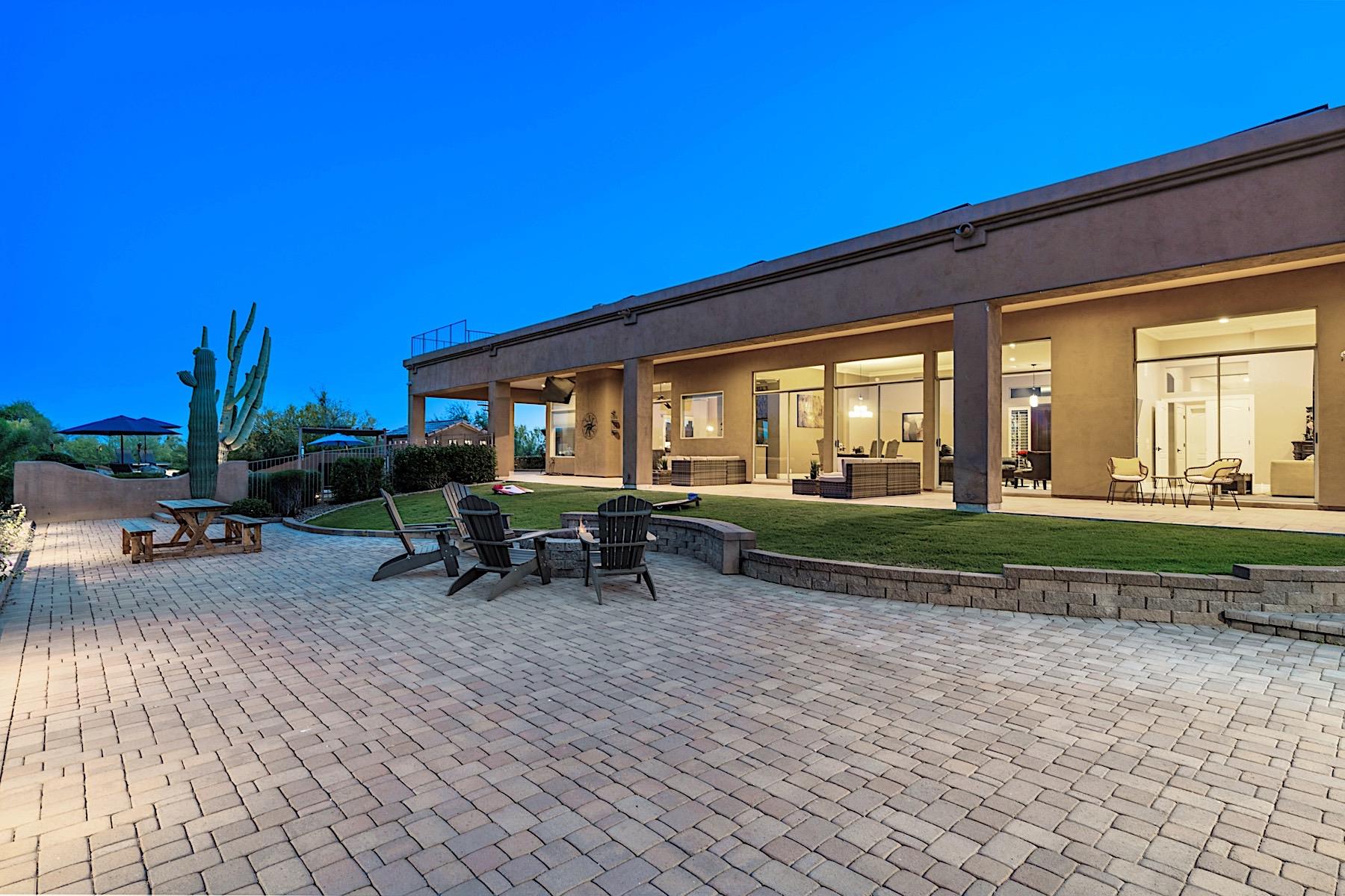 Large paved area for families to enjoy