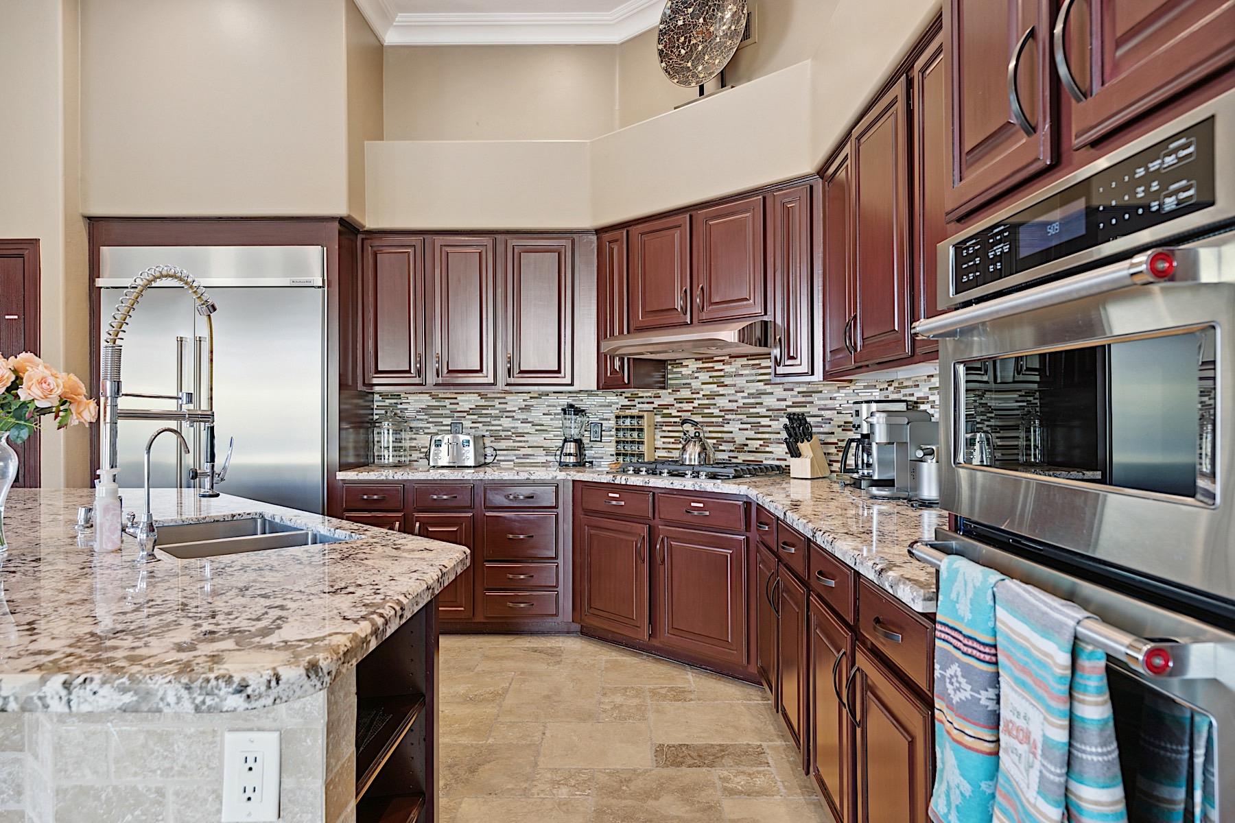 Fully stocked kitchen