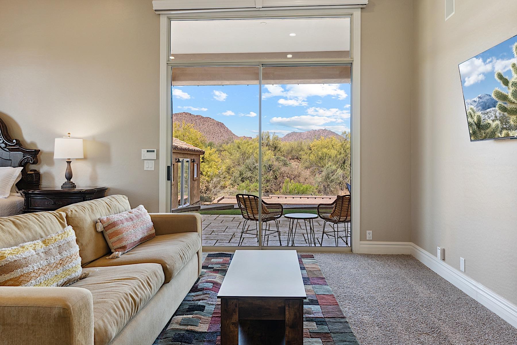 Master suites patio entrance