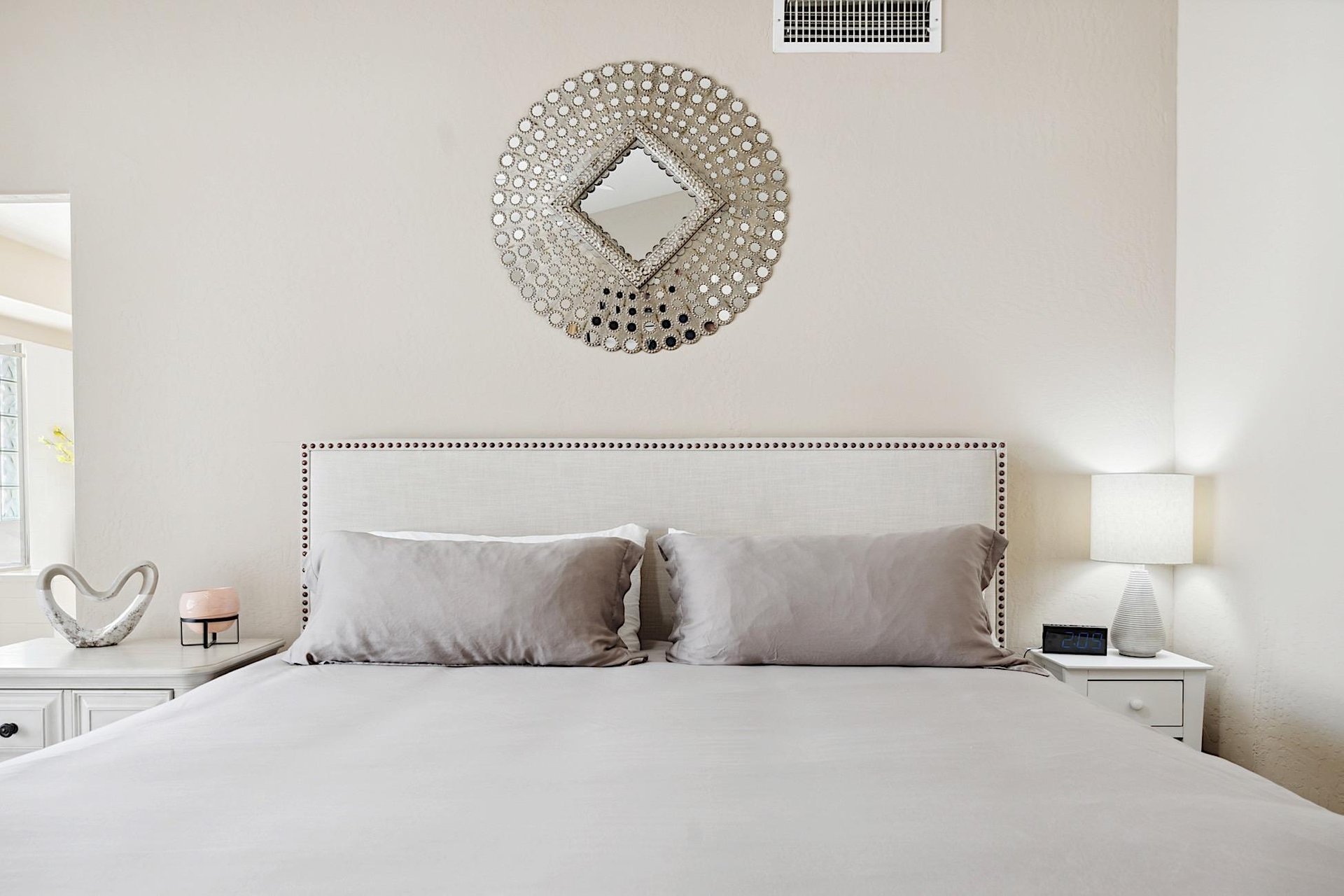 Master bedroom  King sized bed