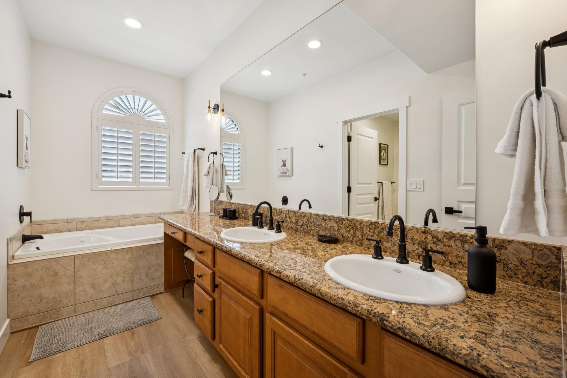 Upstairs master bathroom