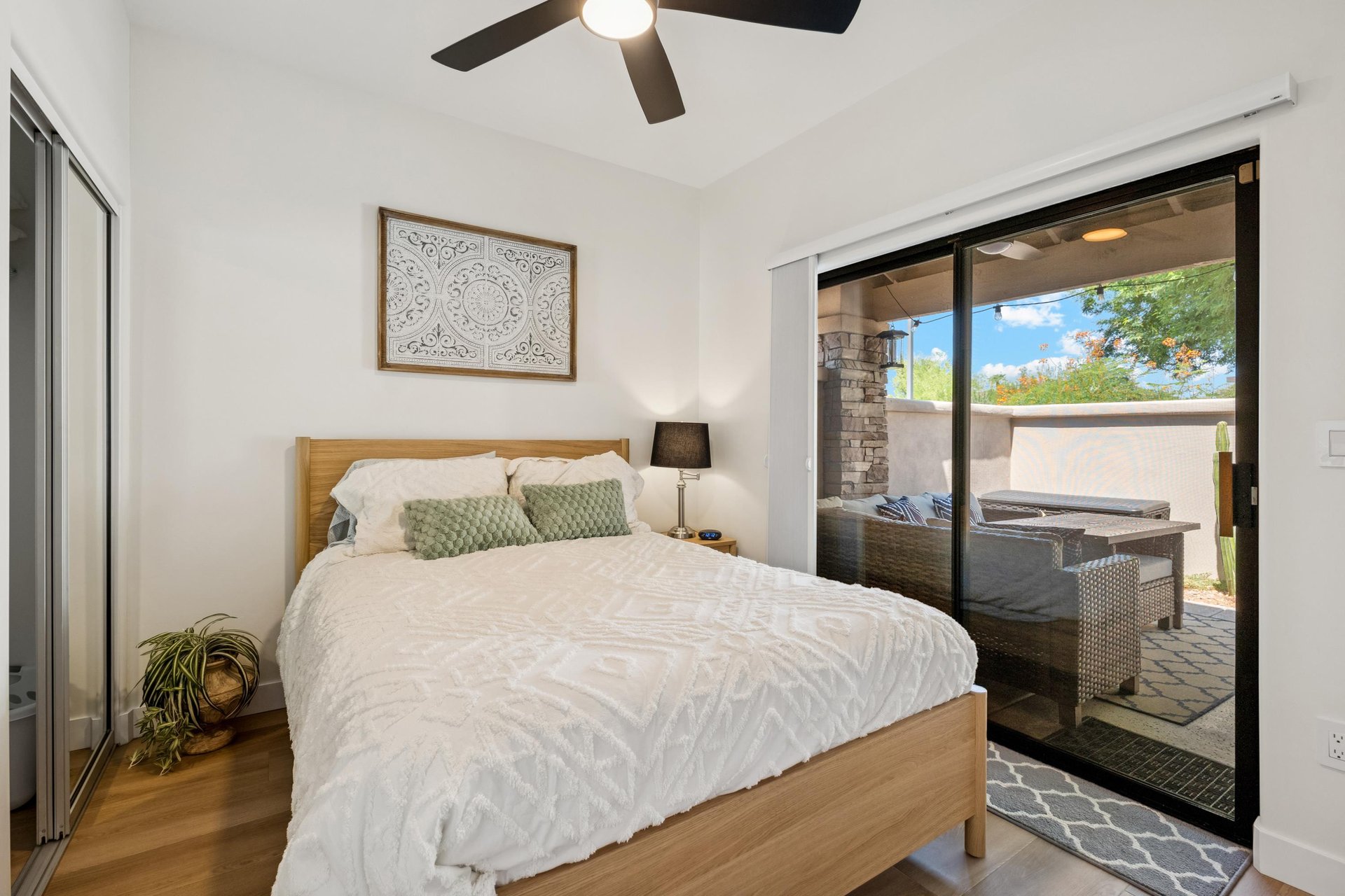 Downstairs guest bedroom
